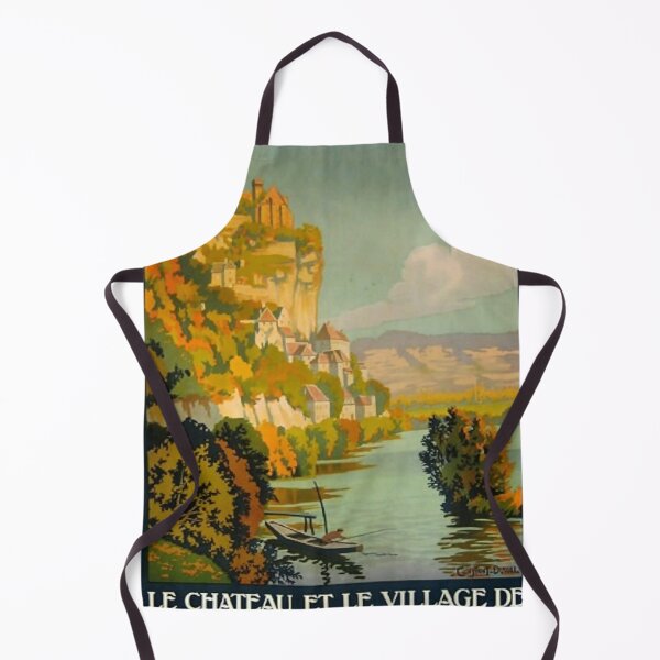 Item preview, Beynac retro poster designed and sold by CorasPosters.