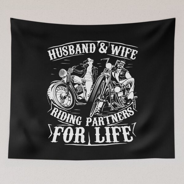 Item preview, Husband s wife riding partners for life designed and sold by CoreysRamos.