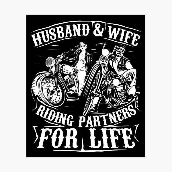 Item preview, Husband s wife riding partners for life designed and sold by CoreysRamos.