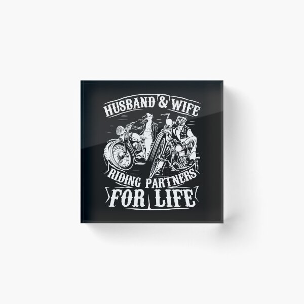 Item preview, Husband s wife riding partners for life designed and sold by CoreysRamos.