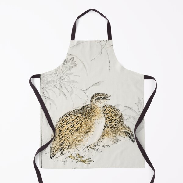 Item preview, japanese quail and gentian illustration 43380645111 designed and sold by Bird-Lore.