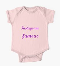 Instagram famous. One Piece - Short Sleeve