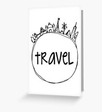Travel Globe Greeting Card