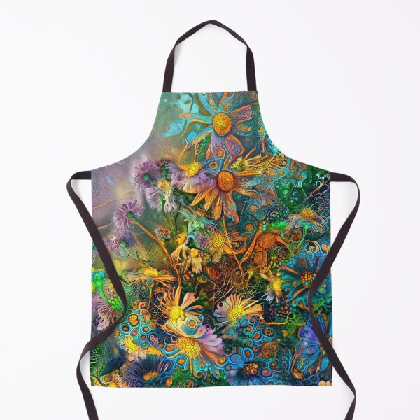 Item preview, Flower abstract digital painting designed and sold by blackhalt.