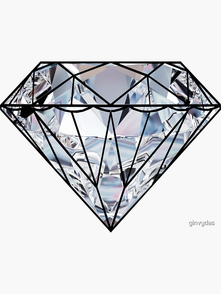 diamond Sticker for Sale by haleyerin