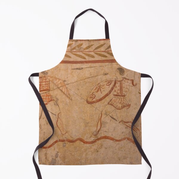 Item preview, Ancient Roman Battle Wall Painting from Paestum Italy designed and sold by Jon Shore.
