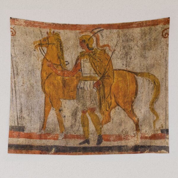 Item preview, Ancient Roman Wall Painting from Paestum Italy designed and sold by Jon Shore.