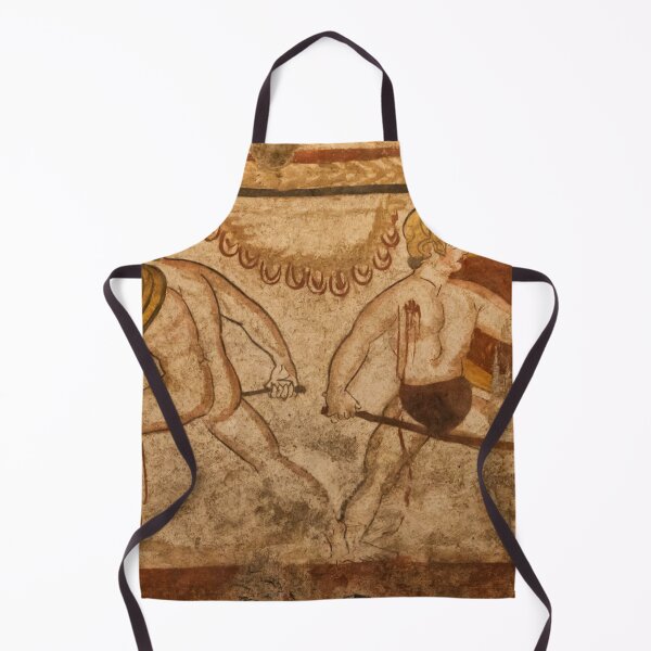 Item preview, Ancient Roman Battle Wall Painting from Paestum Italy designed and sold by Jon Shore.