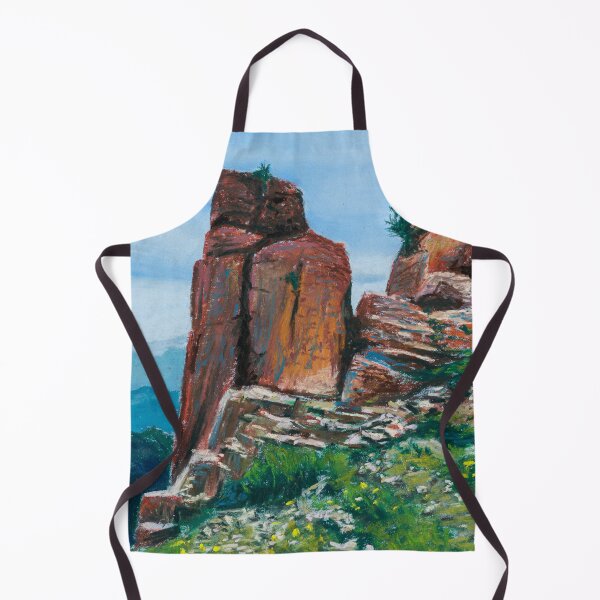 Item preview, Pastel Painting | Rocks on the mountain designed and sold by iswenyi.