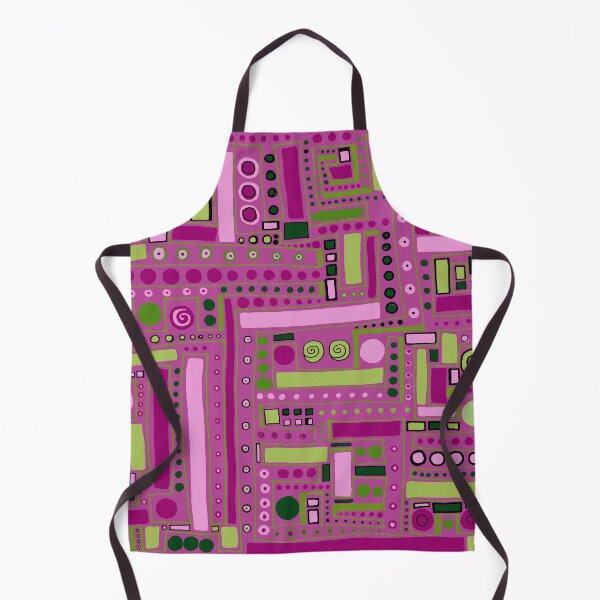 Item preview, Funky Maze ~ Rose and Lime Green designed and sold by Clare Wuellner.