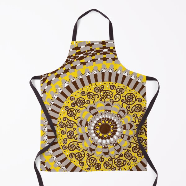 Item preview, Yellow and Brown Mandala designed and sold by Clare Wuellner.