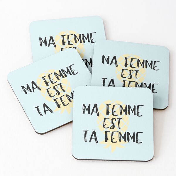 Item preview, Ma Femme Est Ta Femme / My Wife is Your Wife Swinger Design 2 designed and sold by MixedBagMerch.
