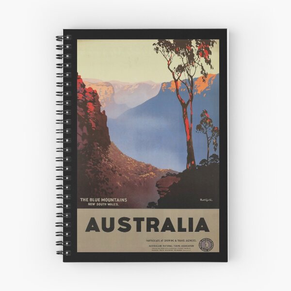 Item preview, Australia retro poster designed and sold by CorasPosters.