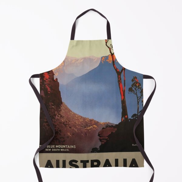 Item preview, Australia retro poster designed and sold by CorasPosters.