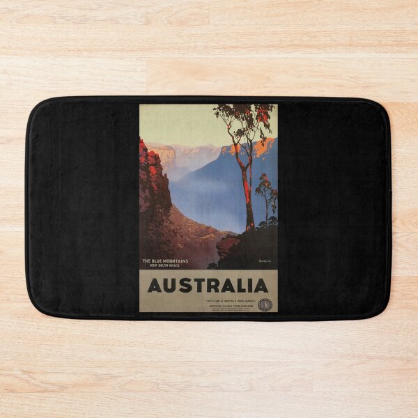 Item preview, Australia retro poster designed and sold by CorasPosters.