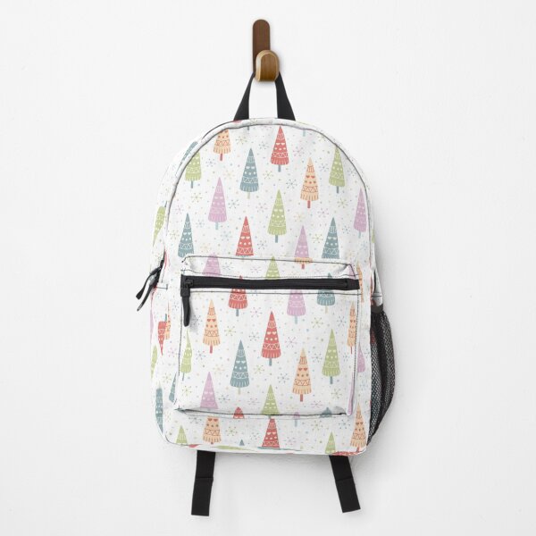 Item preview, Adorable Pastel Christmas Trees Snowflakes designed and sold by Pink Pineapple Works.