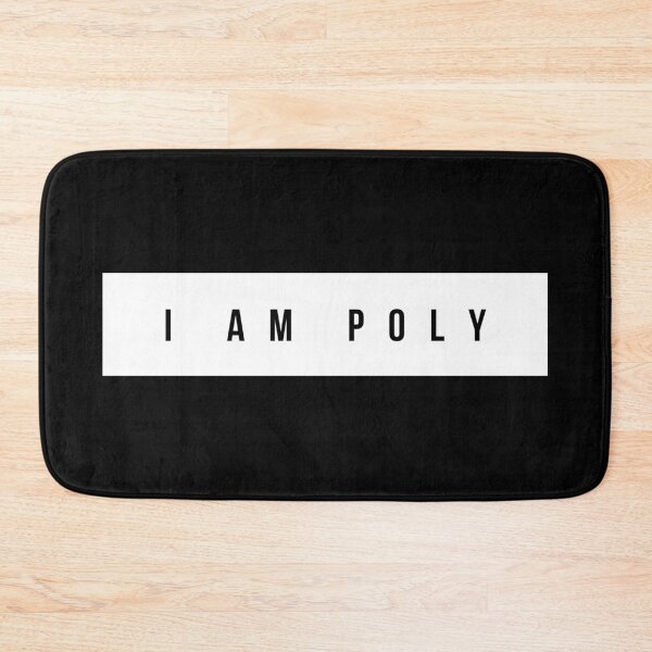 Item preview, I Am Poly Text Design | Throuple | Triad designed and sold by throuplescorner.