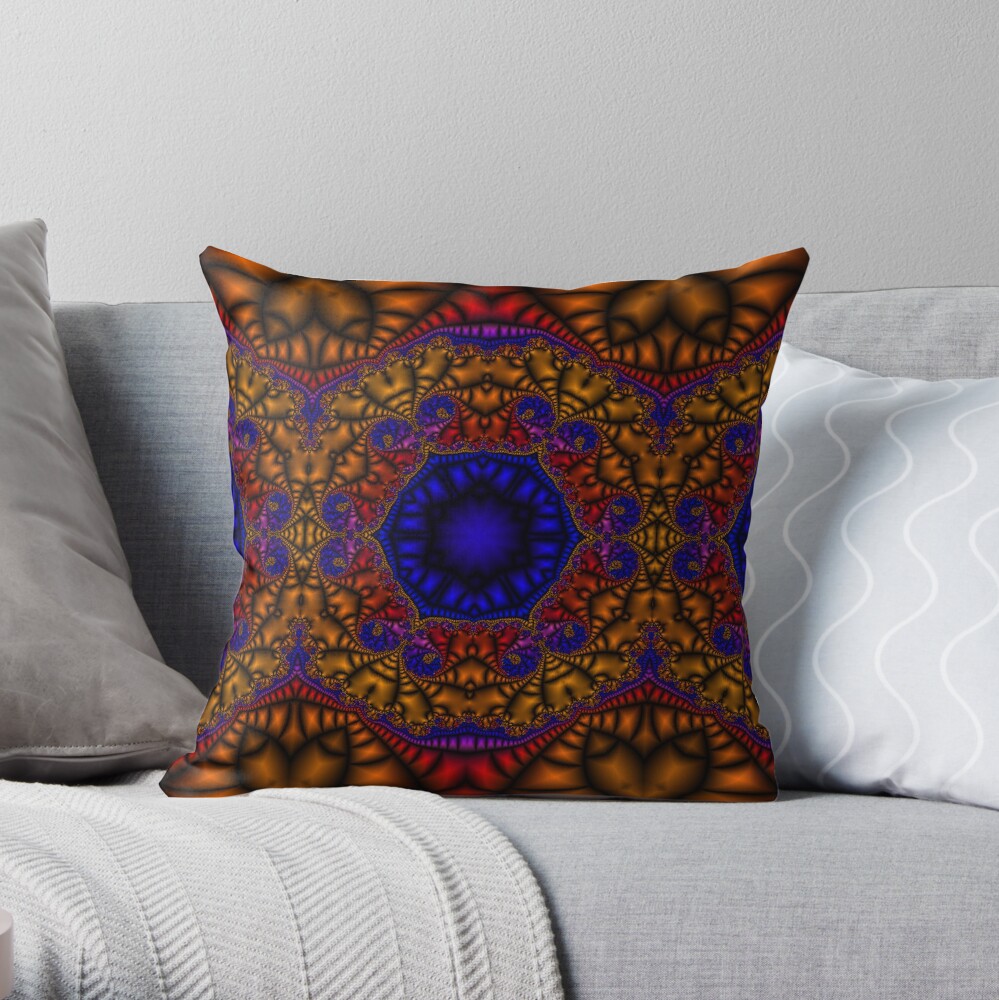 Moroccan Tile Throw Pillow
