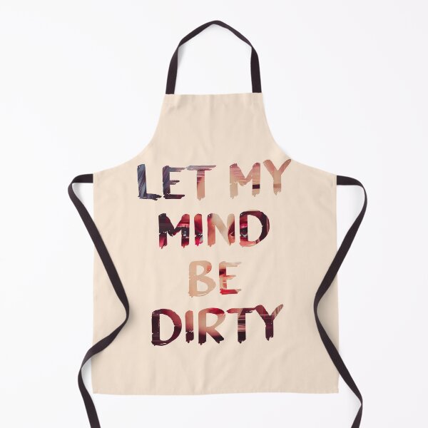 Item preview, Dirty Mind Glitch Art Quote designed and sold by raspberry-tea.
