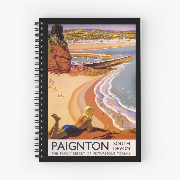 Item preview, Paignton retro poster designed and sold by CorasPosters.