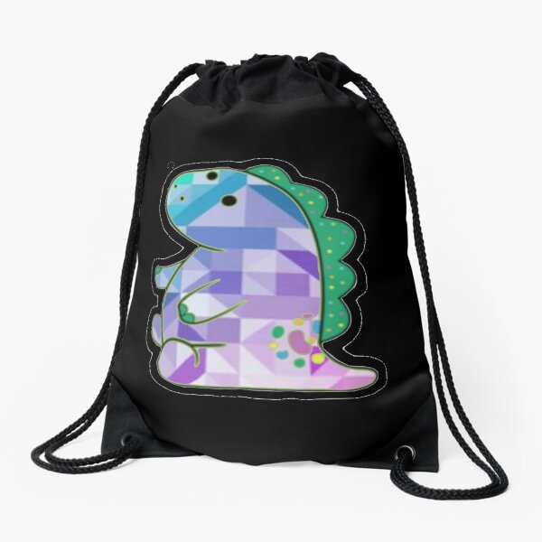 Pickle The Dinosaur Drawstring Bag