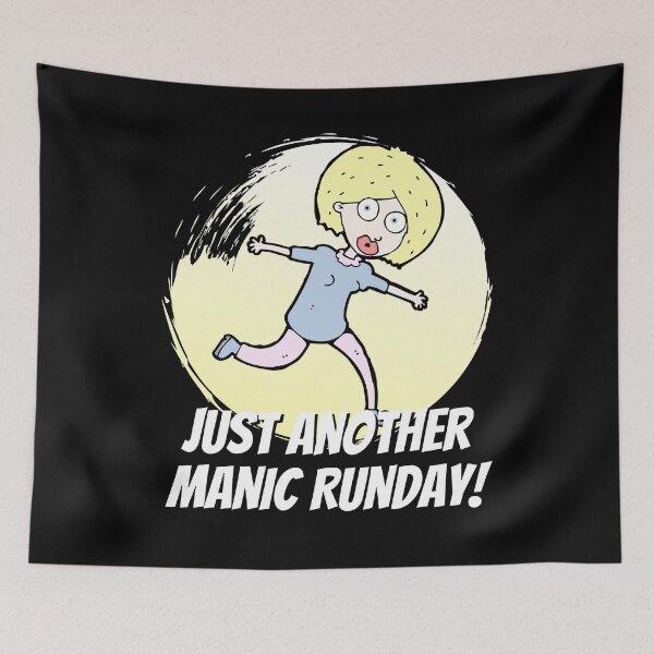 Item preview, Manic Runday Running Fitness Jogging Training designed and sold by Two Left Hands Design.