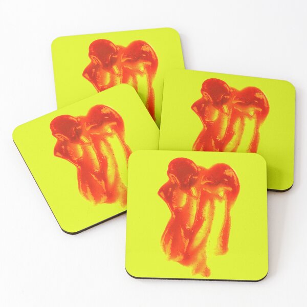 Item preview, Ketchup Stain Sticker designed and sold by Swooncake Press.
