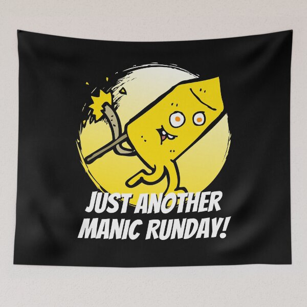 Item preview, Manic Runday Running Fitness Jogging Training designed and sold by Two Left Hands Design.