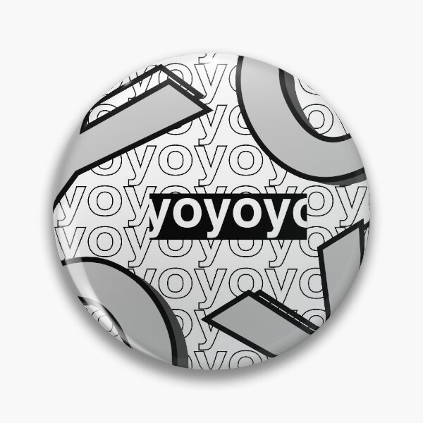 Item preview, yo yo abstract typography monochromatic design designed and sold by Kvyom.