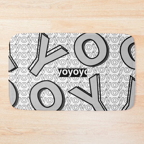 Item preview, yo yo abstract typography monochromatic design designed and sold by Kvyom.