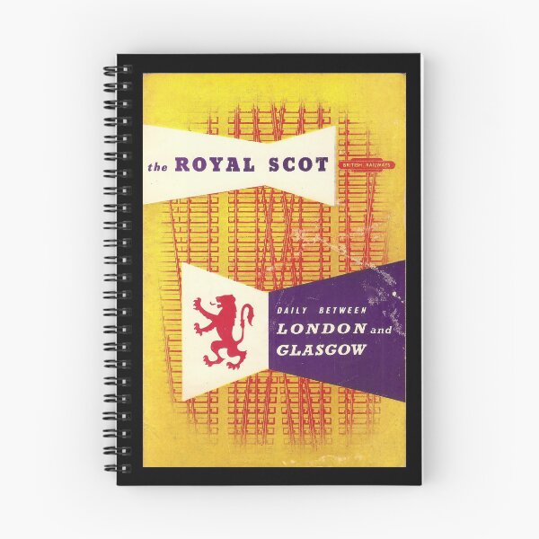 Item preview, Royal Scot retro poster designed and sold by CorasPosters.