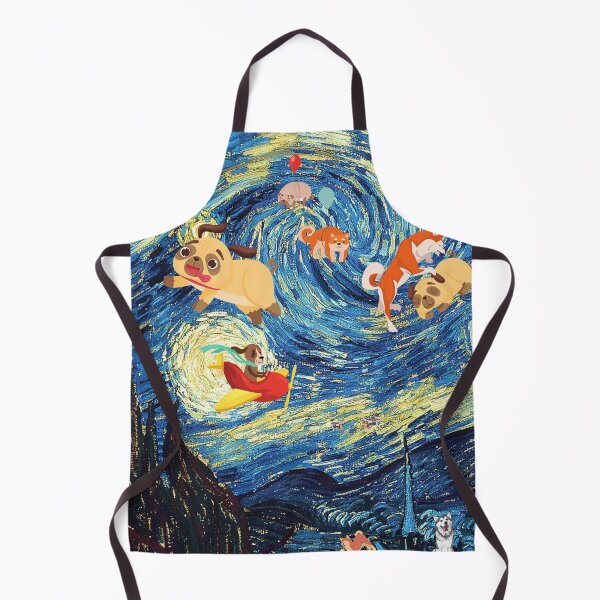Item preview, Starry night with puppies designed and sold by SpicyCherrys.