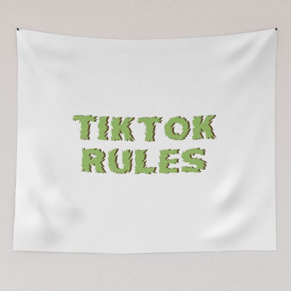 Item preview, TikTok Rules designed and sold by Love2Adventure.