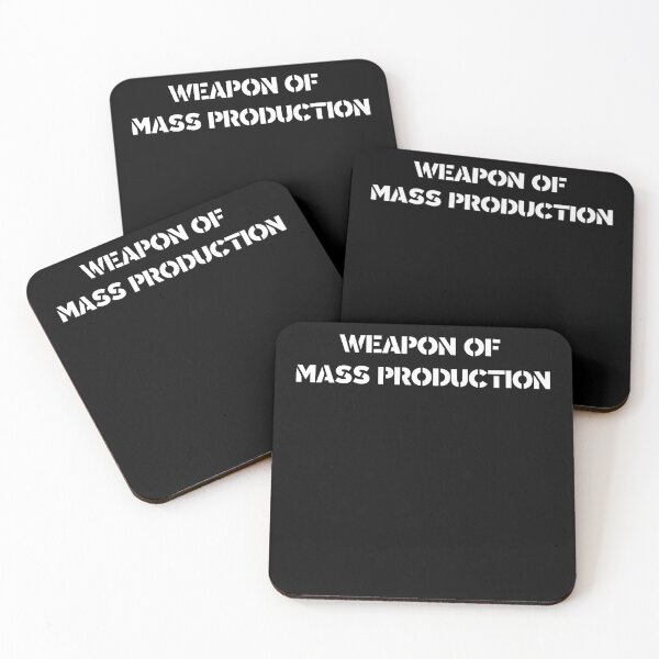 Item preview, Weapon Of Mass Production Product Owner Manager designed and sold by Two Left Hands Design.