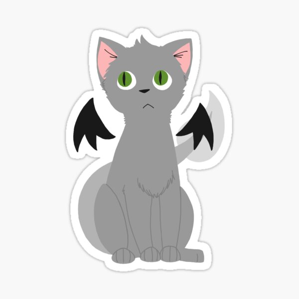 Cat Dragon cartoon Sticker