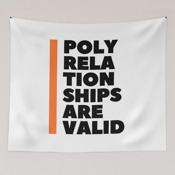 Item preview, Poly Relationships are VALID | Polyamory designed and sold by throuplescorner.