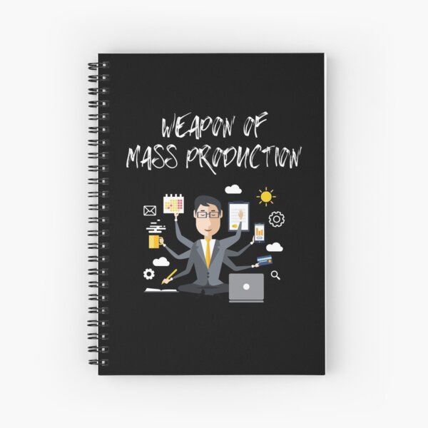 Item preview, Weapon Of Mass Production Product Owner Manager designed and sold by Two Left Hands Design.
