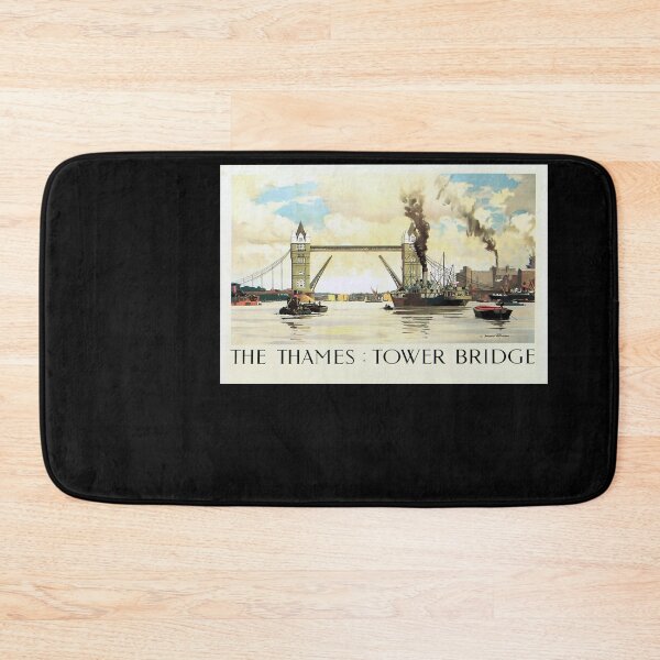 Item preview, The Thames retro poster designed and sold by CorasPosters.