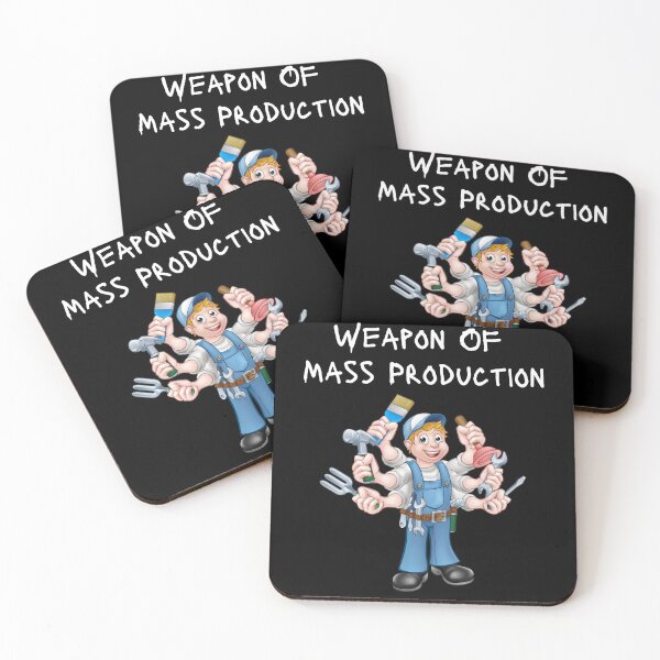 Item preview, Weapon Of Mass Production Builder House Owner designed and sold by Two Left Hands Design.