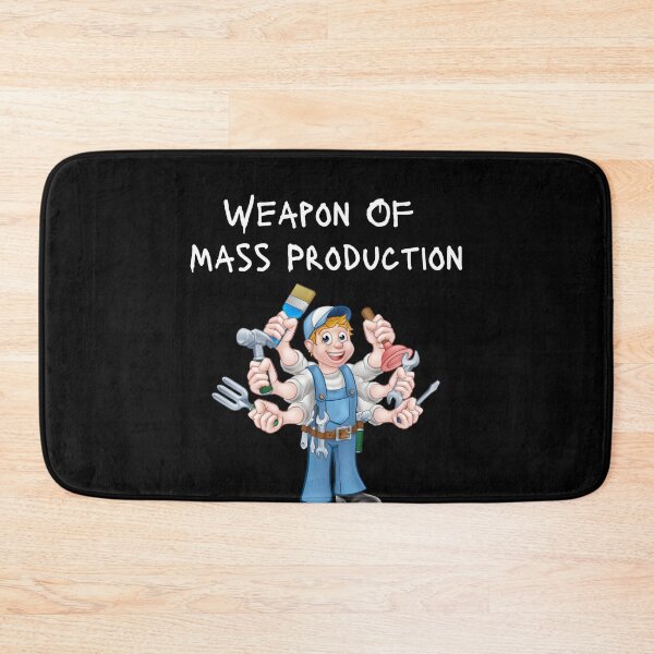 Item preview, Weapon Of Mass Production Builder House Owner designed and sold by Two Left Hands Design.