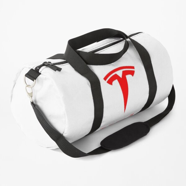 Tesla Logo (Red) Duffle Bag