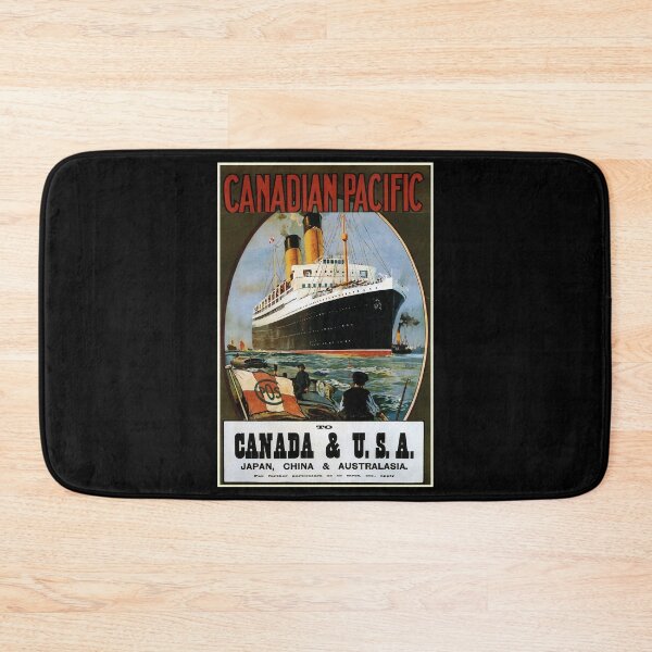 Item preview, Canada and USA retro poster designed and sold by CorasPosters.