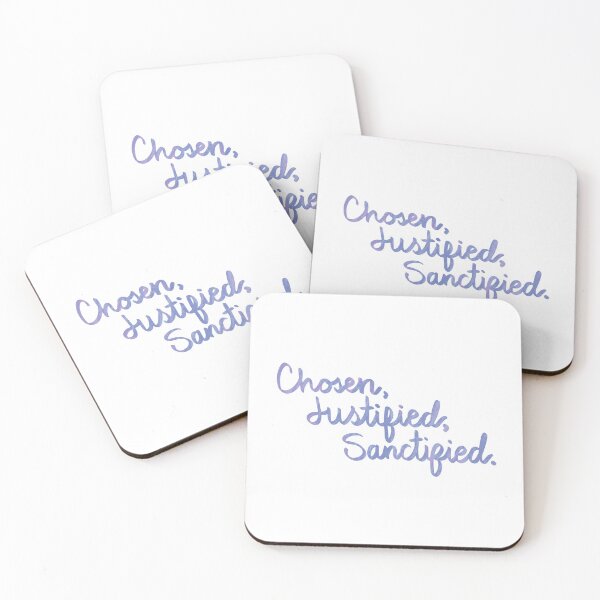 Item preview, Christian Chosen Justified Sanctified  designed and sold by Sarahmontano.