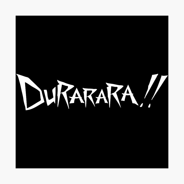 Aperçu de l'œuvre Anime Durarara !! Logo créée et vendue par otakuchaneru.