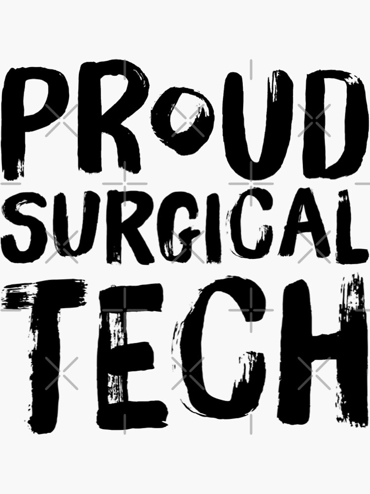 Proud Surgical Tech Sticker By Marcuswong Redbubble