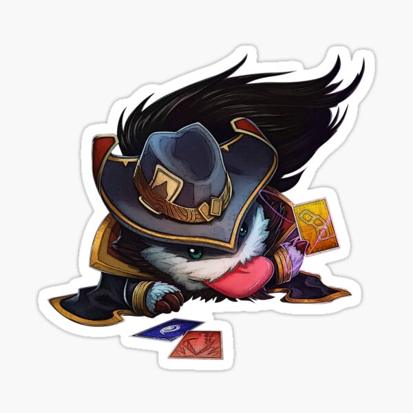 Sticker Twisted Fate Redbubble