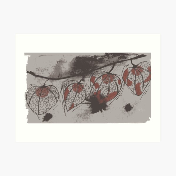 Graffiti Lanterns Art Print