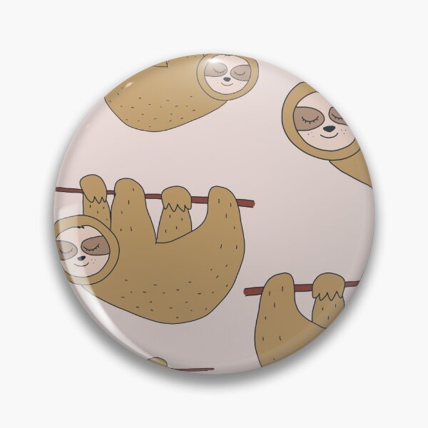 Item preview, Cute sloth seamless pattern for nursery designed and sold by JokeGysen.