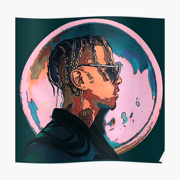 Rauw Reggaeton Trap Tour Poster