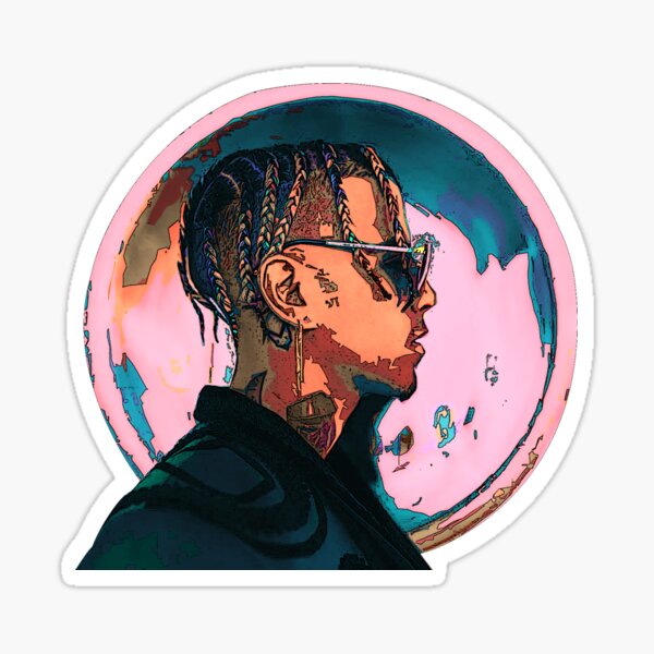 Rauw Reggaeton Trap Tour Sticker